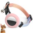 Compatible with AirTag Silicone Case Pet Cat Collar GPS Tracker Protective Cover with Bell Hot on Sale