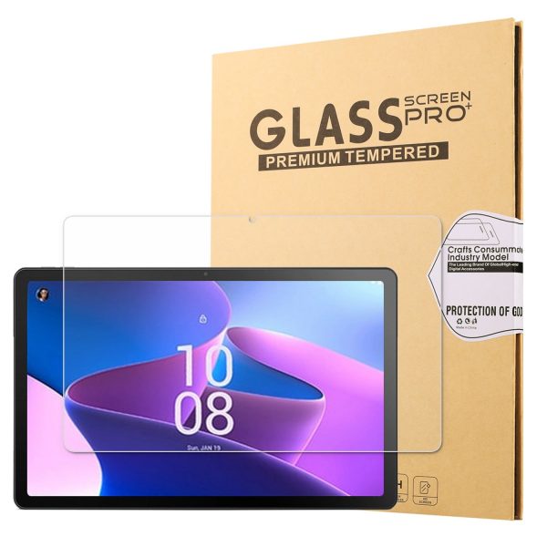 ForLenovo Tab M10 (Gen 3) TB-328FU   TB-328XU 2.5D Straight Edge Tempered Glass Film Scratch-resistant Anti-explosion Full Screen Protector Fashion