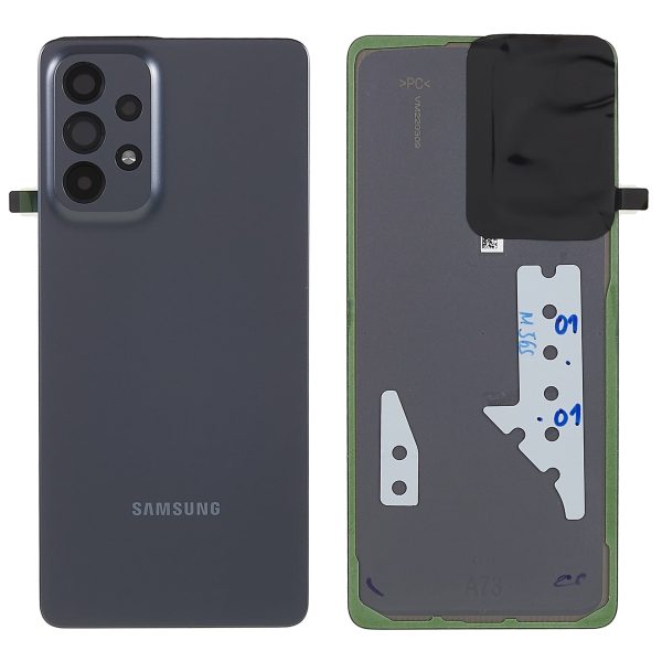 For Samsung Galaxy A73 5G A736 OEM Battery Housing with Adhesive Sticker + Camera Lens Cover For Sale