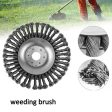 PR8-06 6 Inch 150mm Steel Wire Wheel Garden Weed Brush Lawn Mower Grass Trimmer Brush Cutter Tool Discount