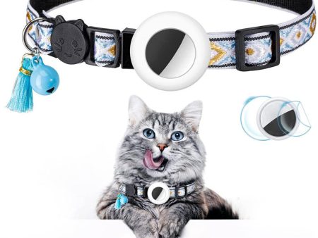 Waterproof Silicone Case for AirTag Adjustable Pet Collar GPS Cat Collar with Tassel   Film Online Hot Sale