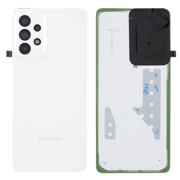 For Samsung Galaxy A73 5G A736 OEM Battery Housing with Adhesive Sticker + Camera Lens Cover For Sale