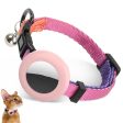 Compatible with AirTag Silicone Case Pet Cat Collar GPS Tracker Protective Cover with Bell Hot on Sale