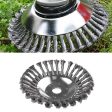 PR8-06 6 Inch 150mm Steel Wire Wheel Garden Weed Brush Lawn Mower Grass Trimmer Brush Cutter Tool Discount