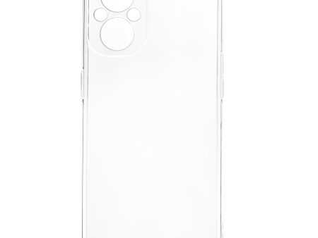 For Oppo Reno8 Lite 5G Protective Phone Cover, Back Protector Slim TPU Transparent Clear Phone Case Online now