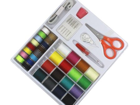 Sewing Needle Thread Kit 16-Color Threads Hand Sewing Supplies Set for Adults Beginners Sew Repair Kit Supply