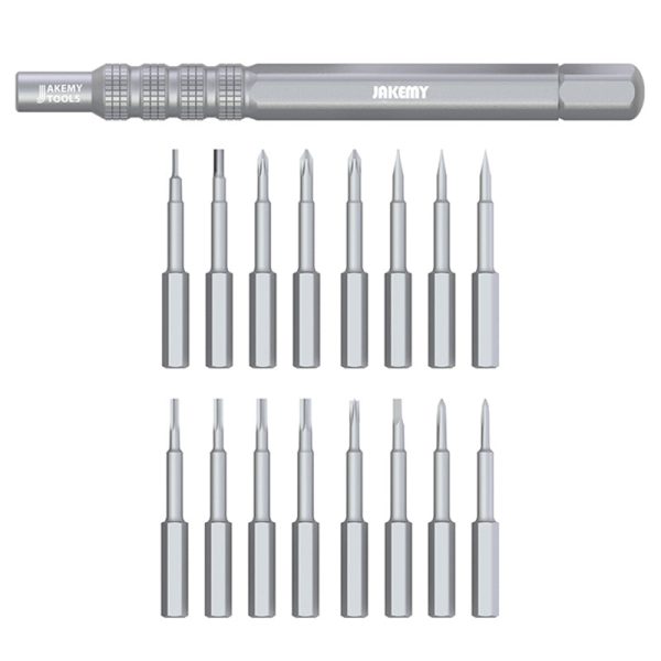 JAKEMY JM-8171 17-in-1 Precision Screwdriver Set Clock Watch Glasses Repair Tools Kit For Sale