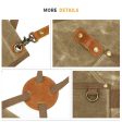 K777 Multi-pockets Apron Waxed Canvas Top Layer Cowhide Leather Waterproof Apron for Carpenter Gardening Worker Discount