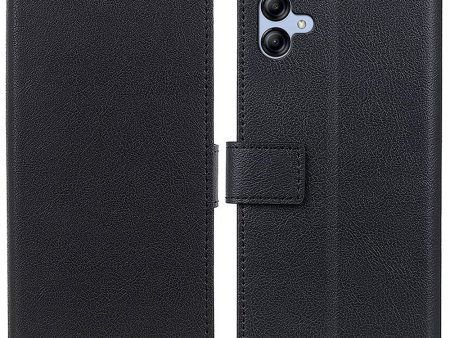 Mobile Phone Case for Samsung Galaxy A04e 4G, PU Leather Stand Shell Folio Anti-scratch Textured Flip Wallet Cover For Sale