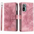 For Xiaomi Redmi Note 10 4G   Note 10S 4G   Poco M5s 4G Anti-scratch Phone Case Mandala Flower Imprinted PU Leather Stand Zipper Pocket Cover Multiple Card Slots Wallet Hot on Sale